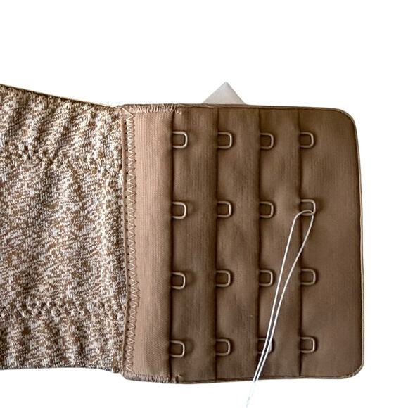 NWT Delimira Tan Strapless Underwire Bra 42DD W593 Convertible Coffee Heather - Picture 6 of 11